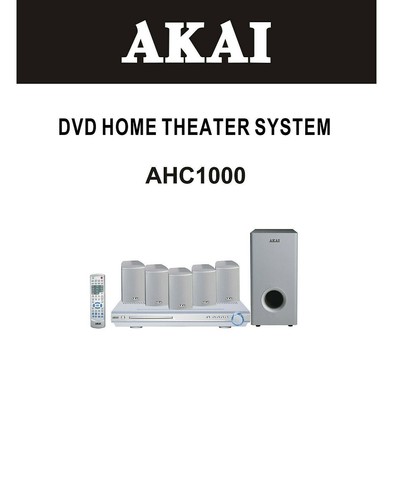 Akai ahc1000 home theater - ahc1000,