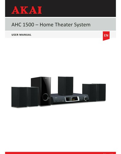 Akai ahc1500 home theater - akai,