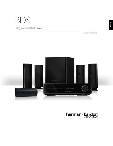 Harman kardon bds manuale del - kardon,